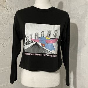 Zara Disney cropped long sleeve Dumbo 13-14